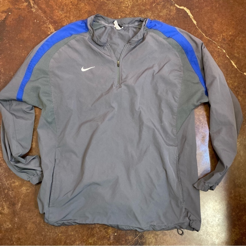 Men’s Nike Grey and Royal Coach’s Shirt